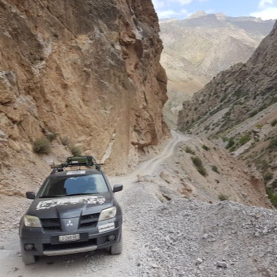 Tajik mountain road